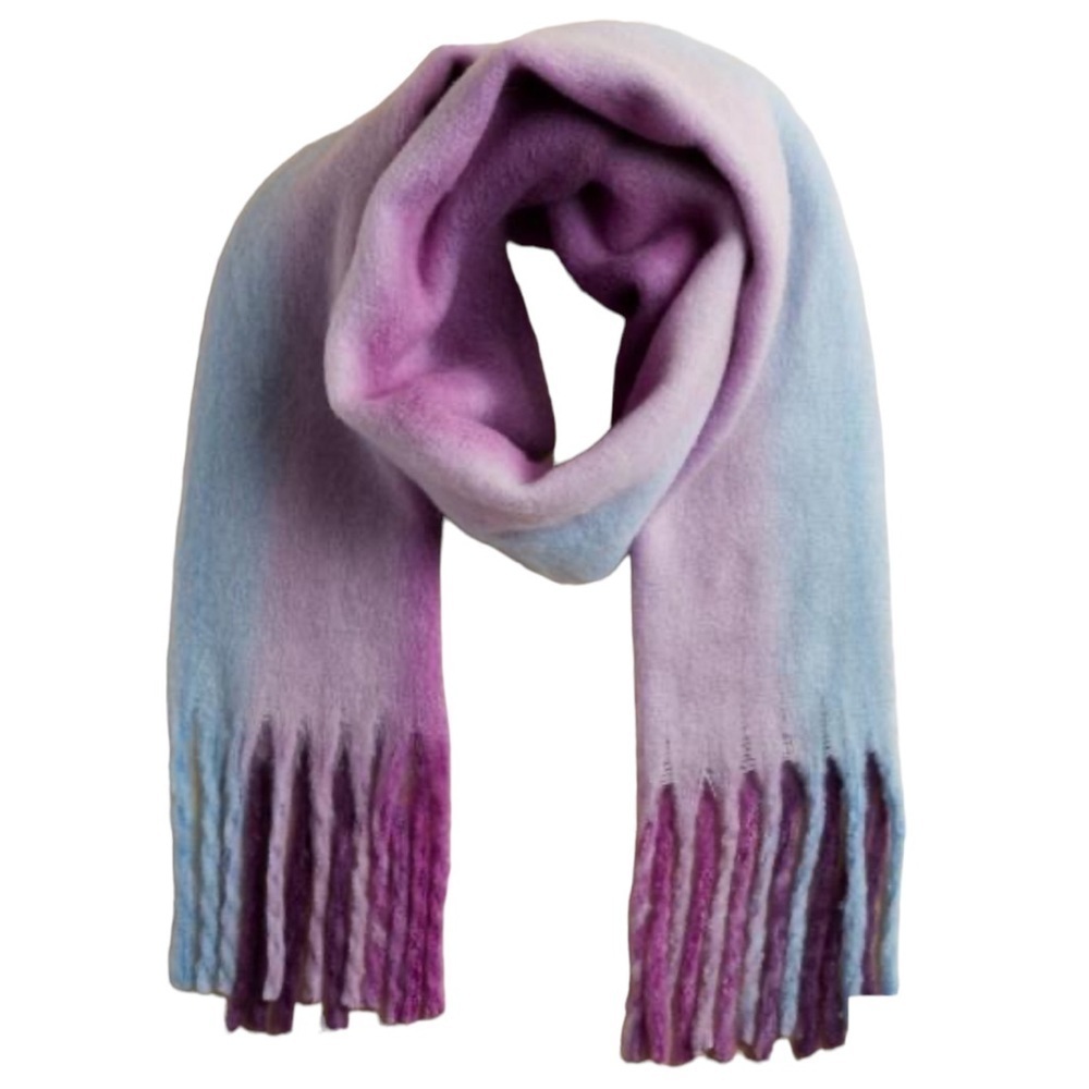 New with tags TORRID Fringe Scarf  Purple.